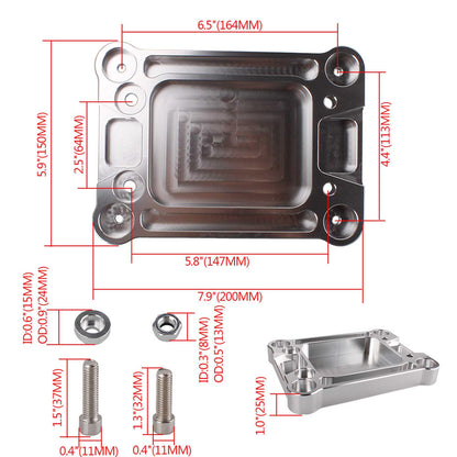 Billet Shifter Base Plate for Honda Civic K20 K24 K Series Swap