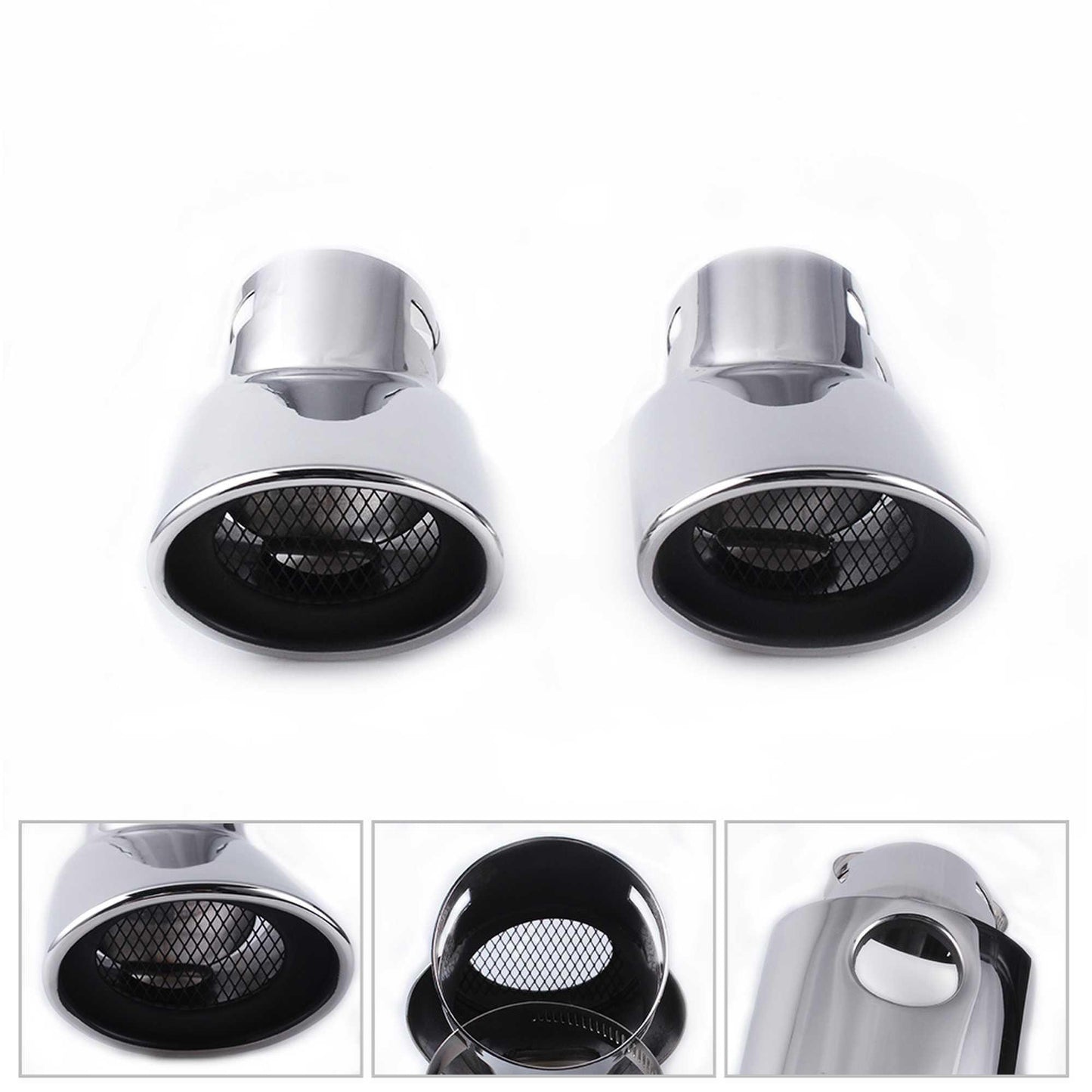 Universal 1 Pair Range Rover Diesel Exhaust Muffler Exhaust Tip