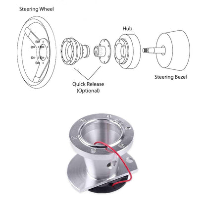 Honda GK5 Steering Wheel Hub Adapter Sports Boss Kit