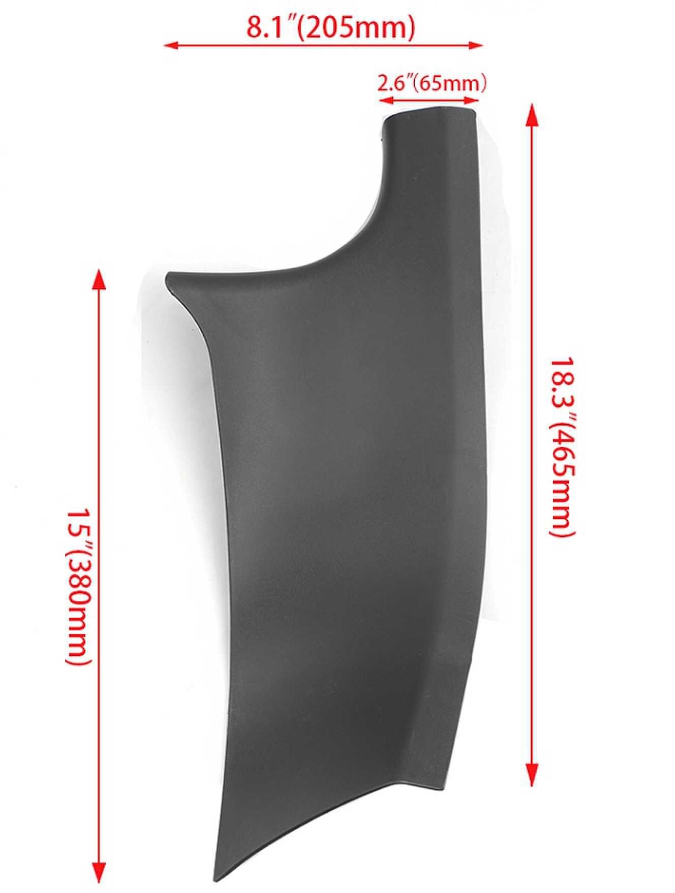 Rear Door Sill Protector Scratch Resistant Door Scuff Plate for 2020-2022 Tesla Model Y