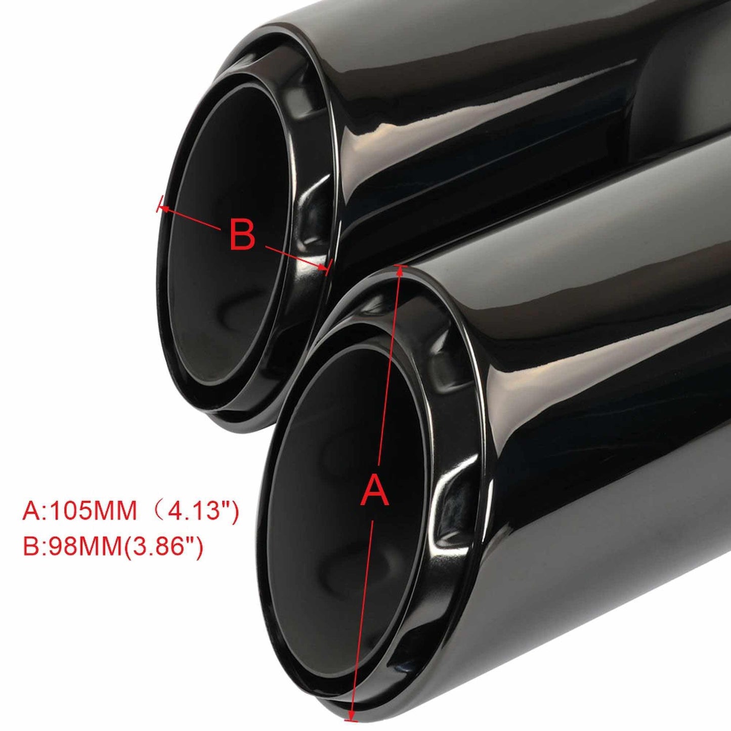 2019-2023 Porsche Macan 8157C Dual Exhaust Tips Exhaust Muffler