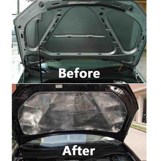 Sound Heat Deadening Insulation Mat Deadener Pad Hood Engine Roof Firewall Waterproof