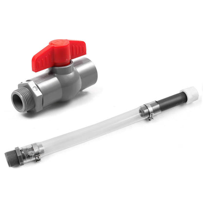 Racing Fuel Filling Hose with Ball Valve Closing Hose Kit