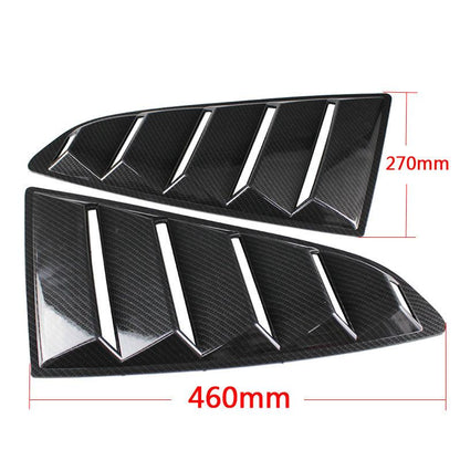 Side Window Louvers for Ford Mustang 2015-2018