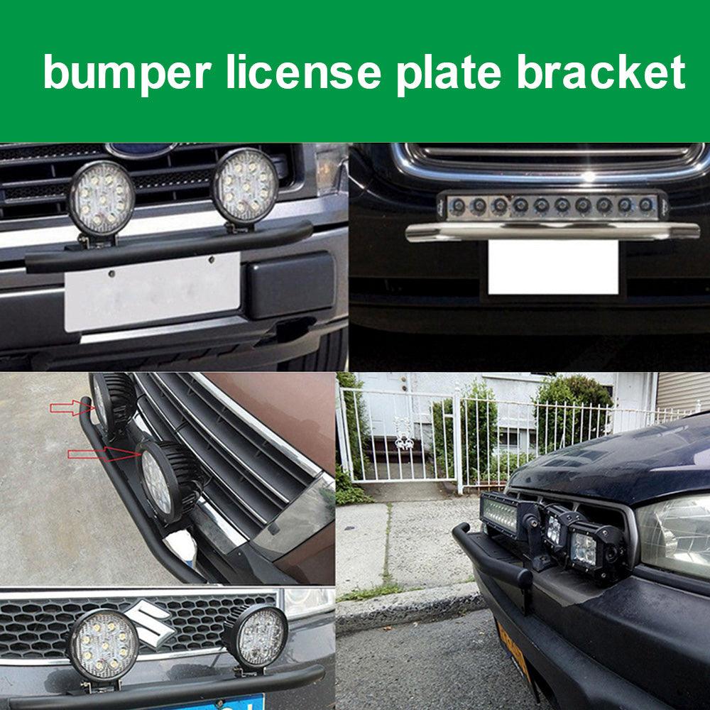 Front License Plate Mounting Kit Front Insurance License Plate Bracket Car Light Bracket