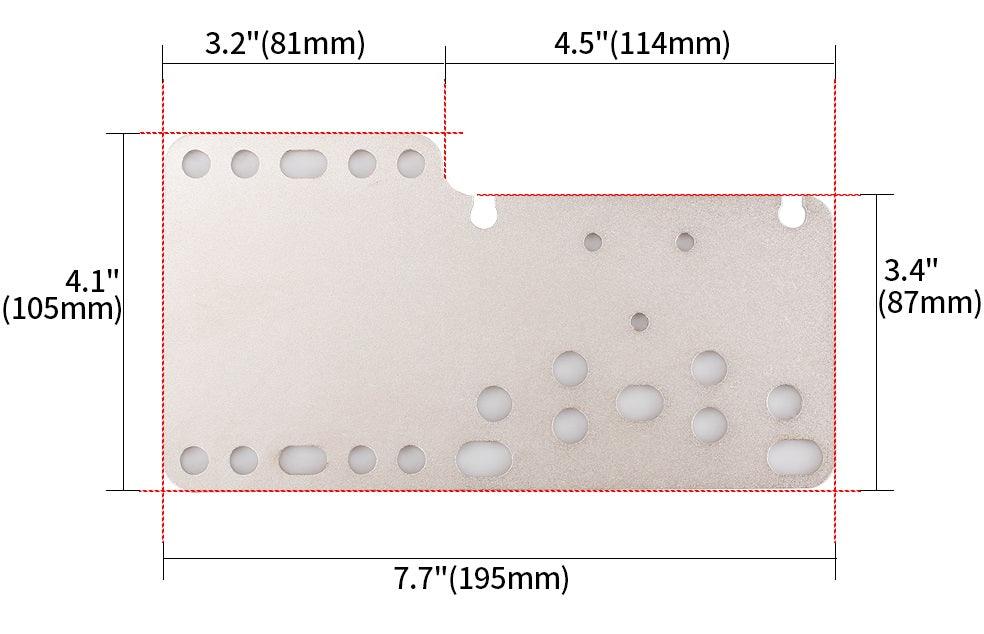 USB PC Handbrake Bracket Plate for Racing Game G29 G27 G25 T500