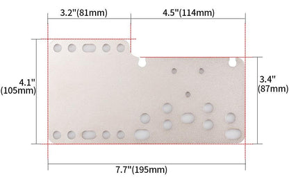 USB PC Handbrake Bracket Plate for Racing Game G29 G27 G25 T500