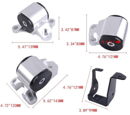 Engine Swap Mount Kit (2-bolt Left Mount) Fit for 1996-2000 HONDA CIVIC B-Series