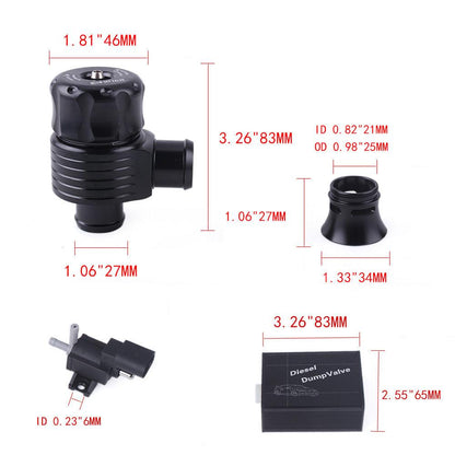 Universal Electrical Diesel Dump Blow Off Valve Diverter Blow Off Valve