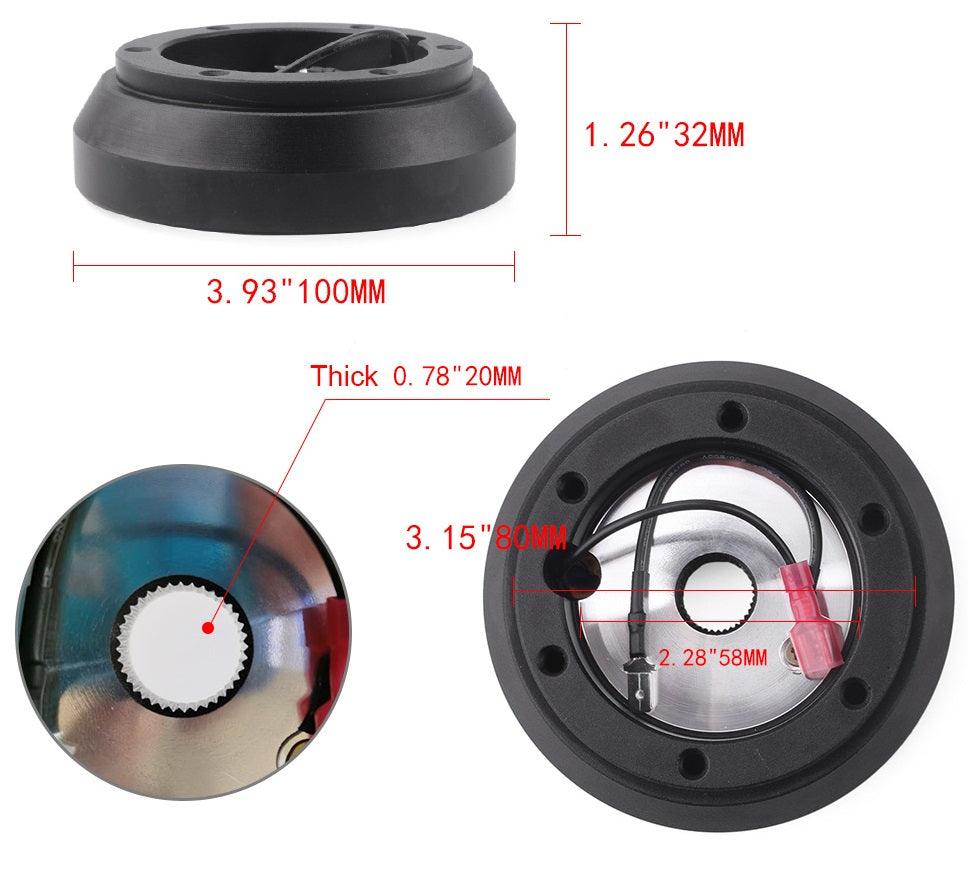Mazda Miata Rx-7 Rx-8 Steering Wheel Short Hub Adapter Sports Boss Kit