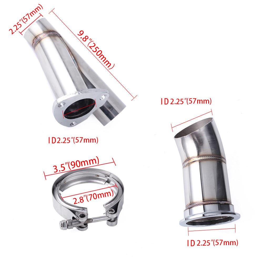 Universal Electric Stainless Exhaust Cutout Cut Out Dump Valve/Switch with Remote Control