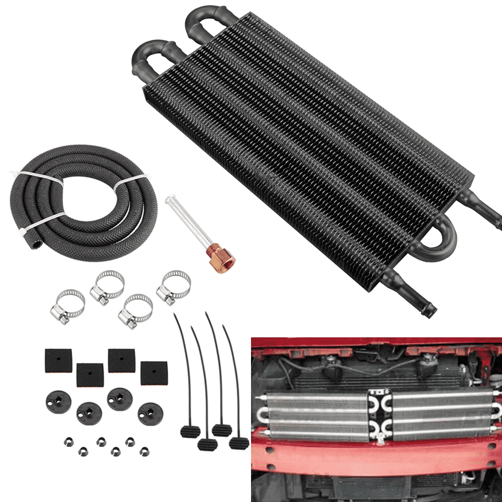 Universal Transmission Oil Cooler Kit 4/6/8 Pass Tube &  Fin Oil Cooler Kit