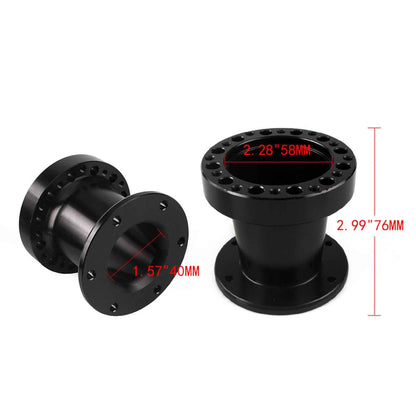 Steering Wheel Hub Adapter Spacer 51MM/76MM/101MM Modified Steering Wheel Heightening