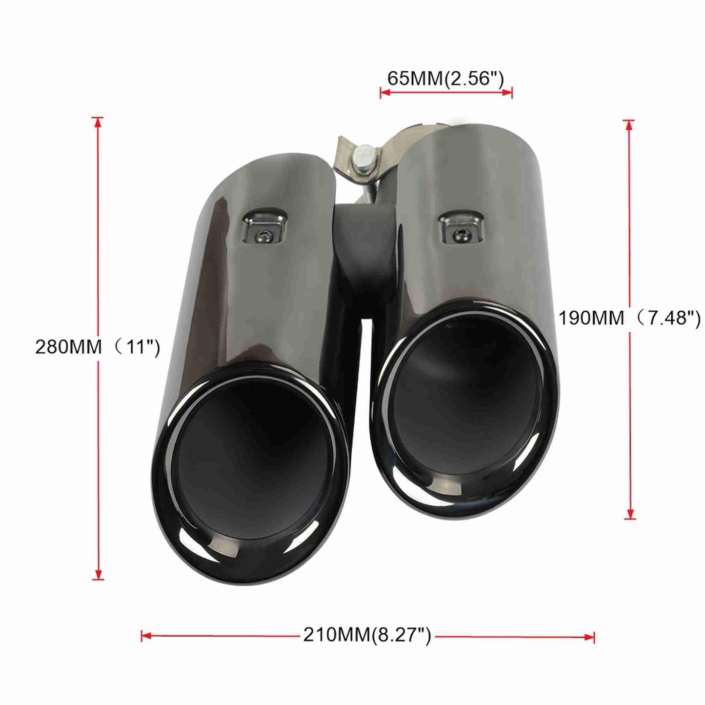 2014-2018 Porsche Macan 8092C Dual Exhaust Tips Exhaust Muffler