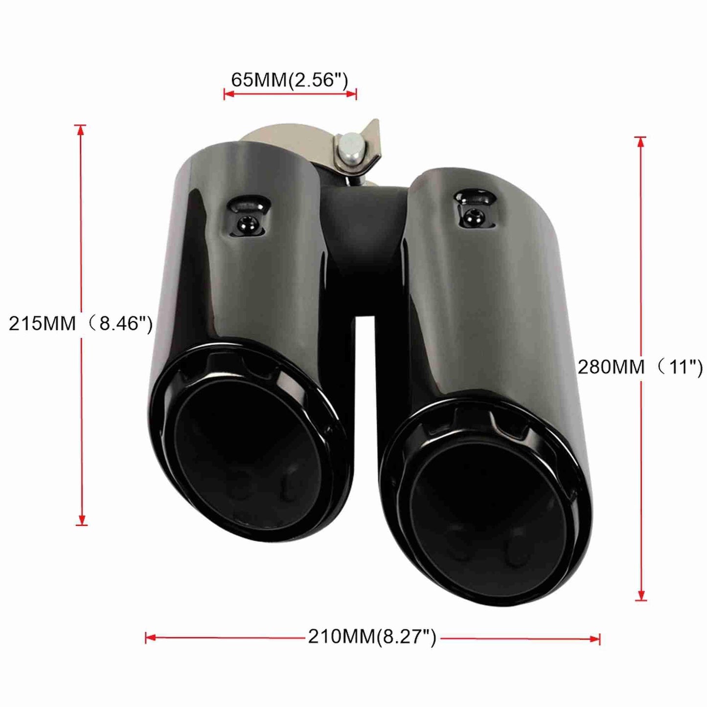 2019-2023 Porsche Macan 8157C Dual Exhaust Tips Exhaust Muffler
