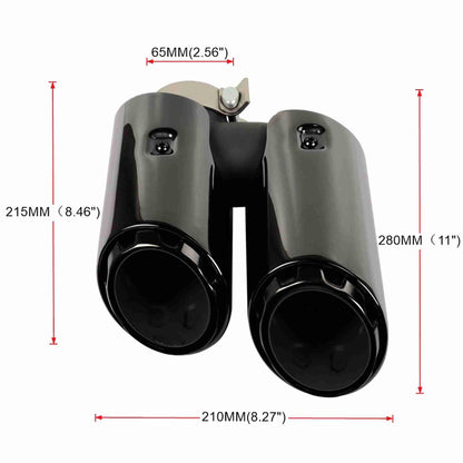 2019-2023 Porsche Macan 8157C Dual Exhaust Tips Exhaust Muffler