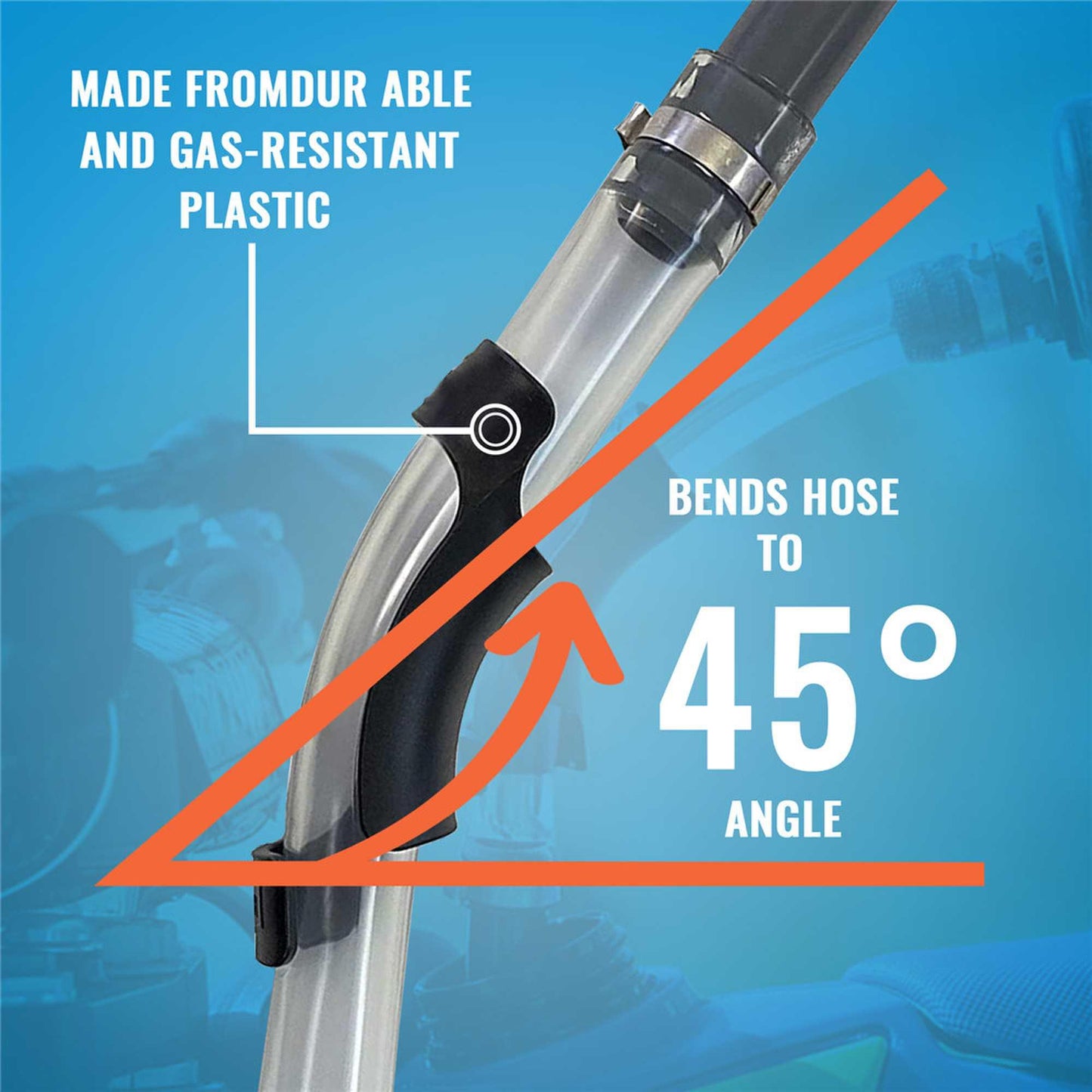 Racing Fuel Deluxe Cap Filler Hose Hose Kit