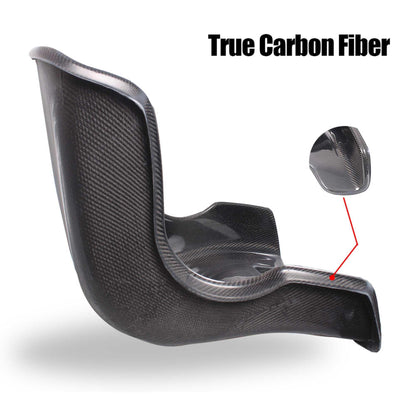 Racing Seat Go Kart Seat Carbon Fiber Adult Child Seat 18" wide