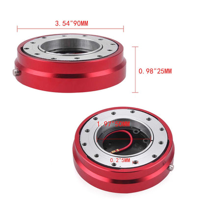 Universal Racing Quick Release Steering Wheel Full Kit Slim High-Strength
