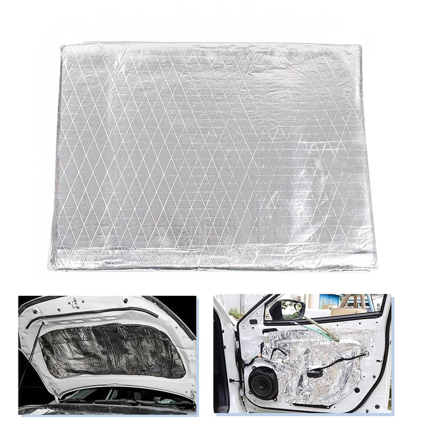 Sound Heat Deadening Insulation Mat Deadener Pad Hood Engine Roof Firewall Waterproof