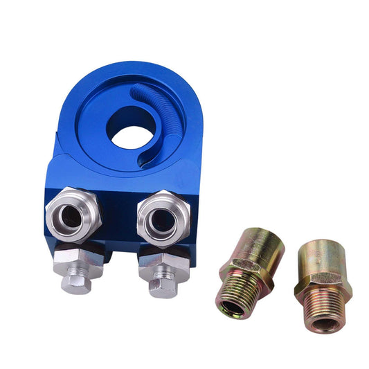 AN10 Oil Filter Sandwich Plate Adapter Oil Cooler Sandwich Turbo T3 T4 Engine Plate