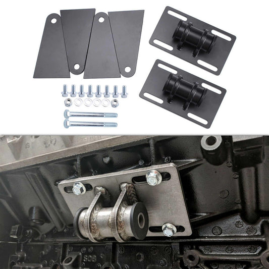 Universal for LS Swap Conversion 5.3 Adjustable Swap Mounts Weldable Cut