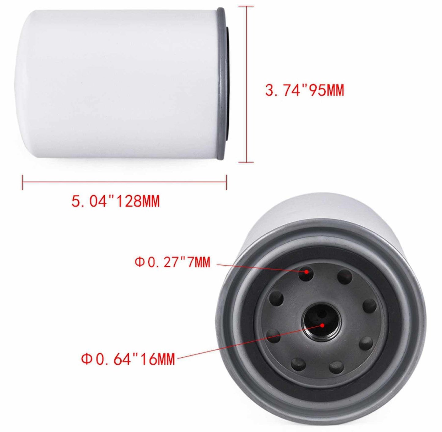 Ford Pick Up 6.0L 8 Hole Engine Coolant Oil Filter