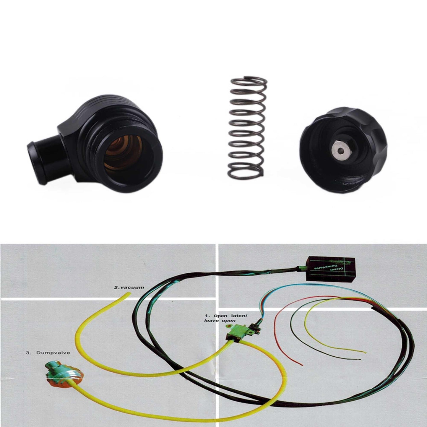 Universal Electrical Turbo Diesel Dump Blow Off Valve BOV Kit