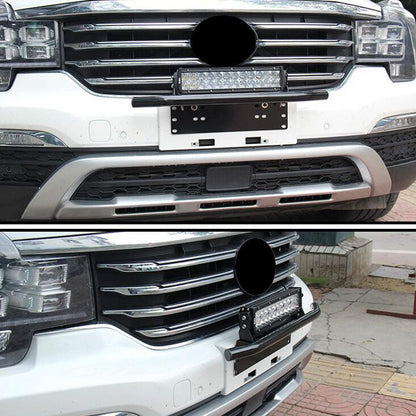 Front License Plate Mounting Kit Front Insurance License Plate Bracket Car Light Bracket