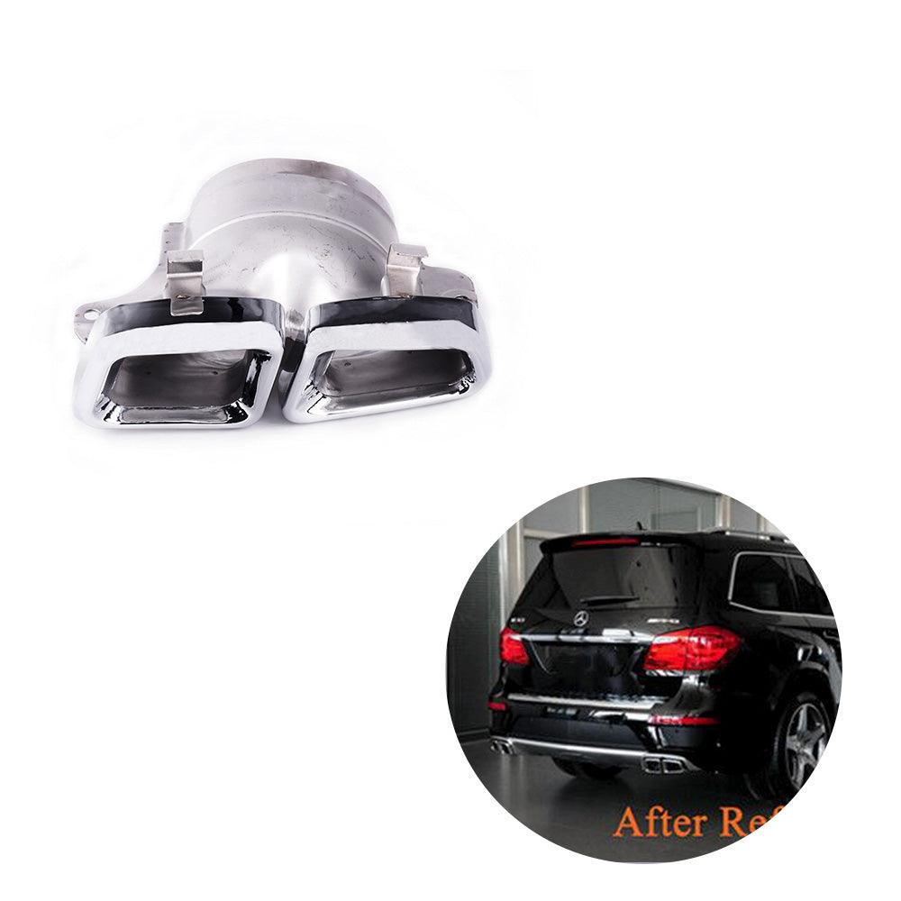 2014-2016 Mercedes Benz ML X164 W166 GL X166 Dual Exhaust Tips Exhaust Muffler