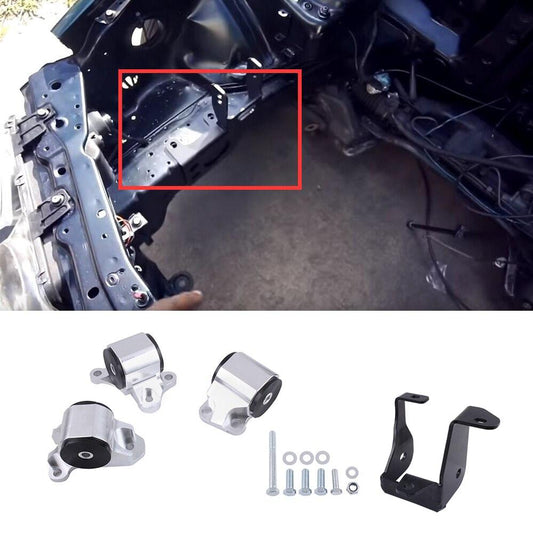 Engine Swap Mount Kit (2-bolt Left Mount) Fit for 1996-2000 HONDA CIVIC B-Series