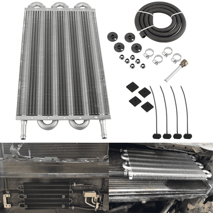 Universal Transmission Oil Cooler Kit 4/6/8 Pass Tube &  Fin Oil Cooler Kit