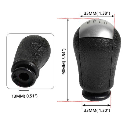 5/6 Speed Shift Knob Manual Gear Stick Shift Knob for Ford Focus C-Max Mustang Mondeo MK2