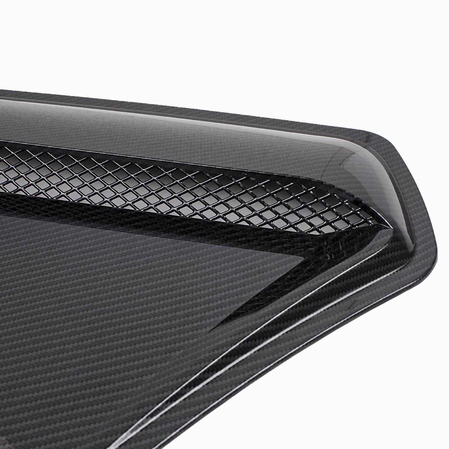 Universal Carbon Fiber Engine Hood Vent Inlet Air Intake
