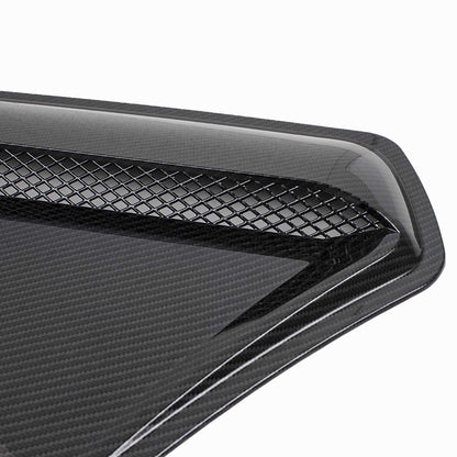 Universal Carbon Fiber Engine Hood Vent Inlet Air Intake