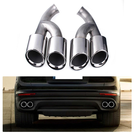 2015 Porsche Cayenne 8100 Dual Exhaust Tips Exhaust Muffler