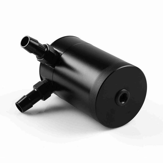 Universal Oil Catch Can 2 Port Baffled Reservoir Tank 3/8" NPT