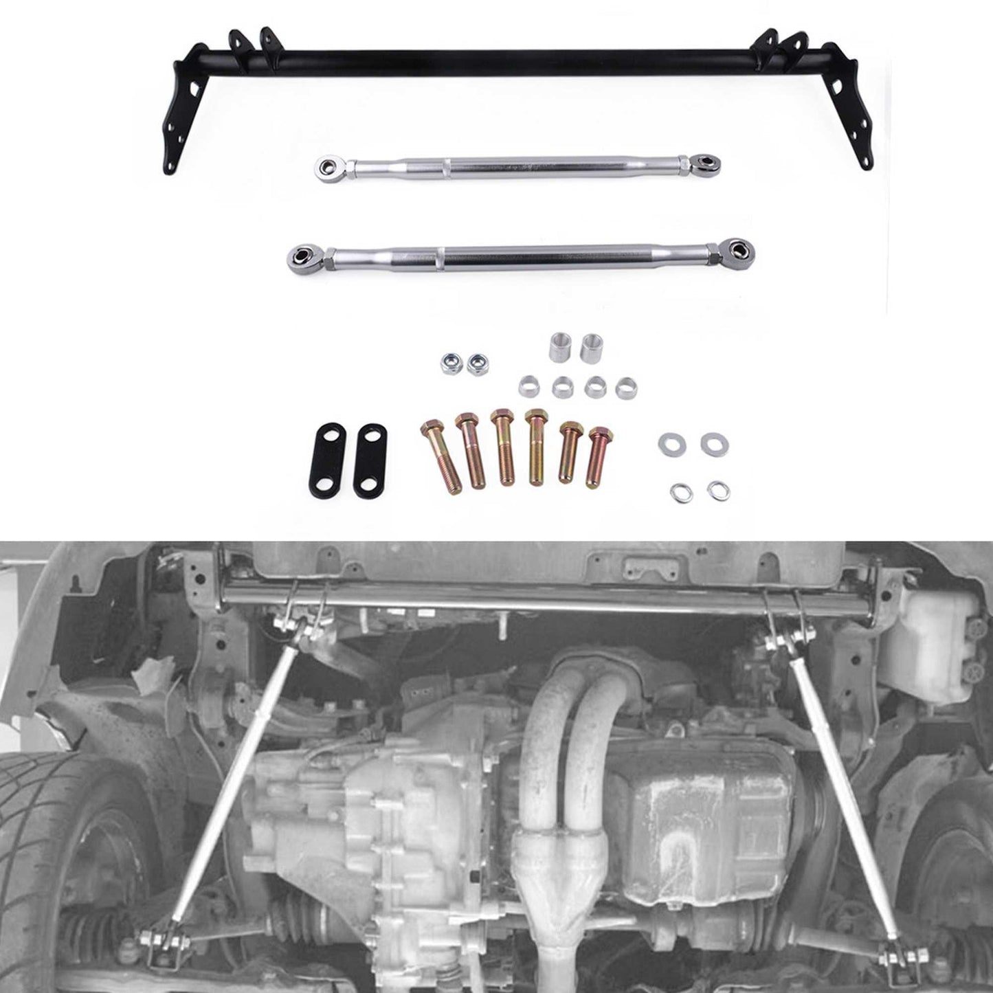 Honda Civic Front Suspension Traction Control Tie Bar Kit