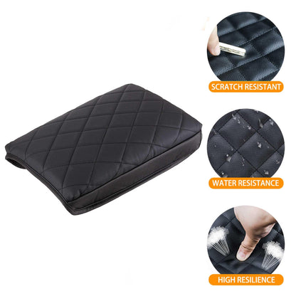 Tesla Center Console Cover Armrest Cushion PU Leather Armrest Protector