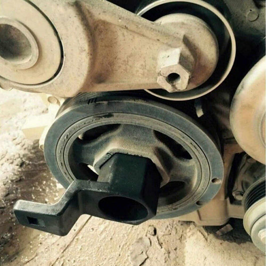 Crankshaft Crank Damper Pulley Removal Wrench Holder Tool for Honda Acura Engines