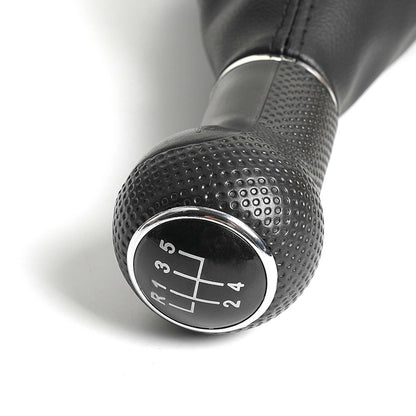 5/6 Speed Gear Shift Knob with PU Leather Dustproof Cover  for VW Golf Bora Jetta GTI MK4