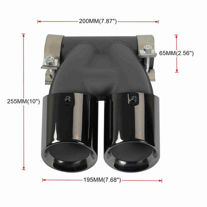 2016-2023 Porsche Cayenne 8117C Dual Exhaust Tips Exhaust Muffler