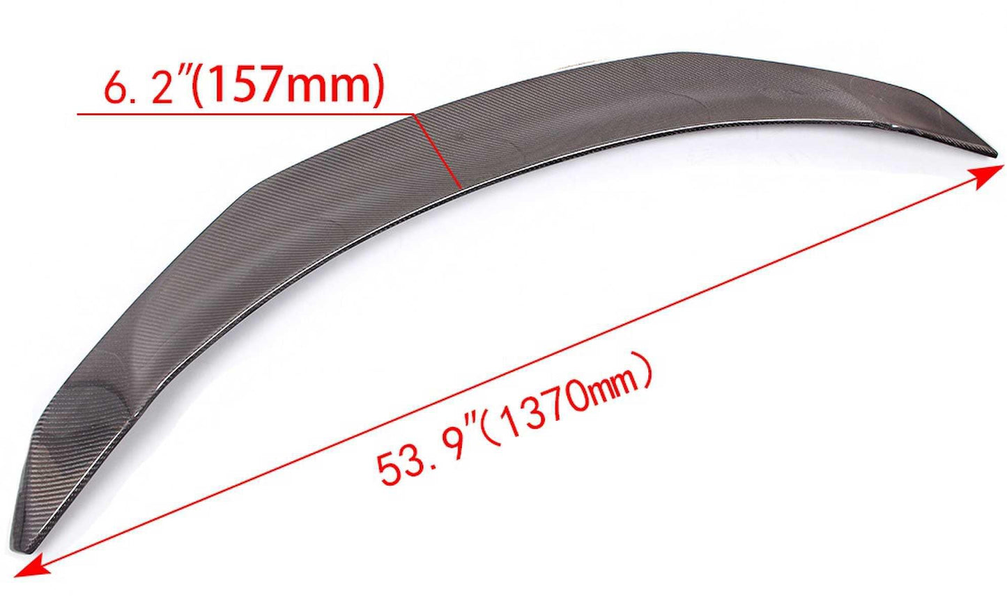 2017-2021 Tesla Model 3 Carbon Fiber Spoiler V Style