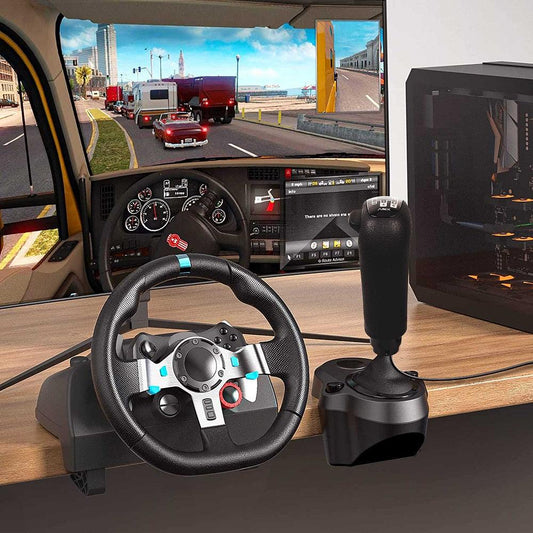 USB American Truck Simulator Shifter for ATS & ETS2 Compatible with Logitech G29 G27 G25 G920