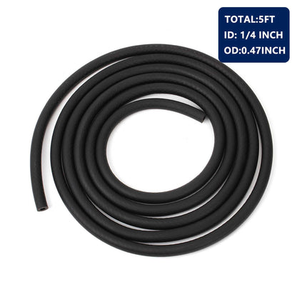 NBR Rubber Fuel Line Hose by Feet Small Engine Diesel Oil Gas Pipe Replacement