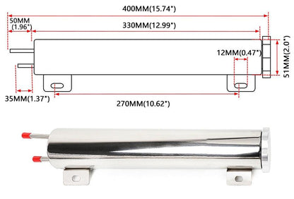 Radiator Overflow Tank Bottle Catch Can Car Modification Cooling Parts