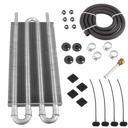 Universal Transmission Oil Cooler Kit 4/6/8 Pass Tube &  Fin Oil Cooler Kit