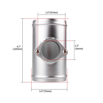 63/70/76mm Air Flow Sensor Mount Air Flow Meter Base For Cadillac Volkswagen Nissan