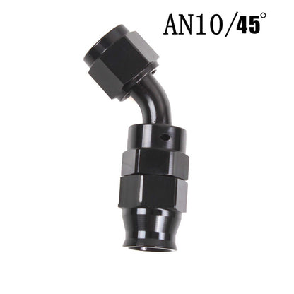 AN6 AN8 AN10 Straight 45 90 180 Degree Oil Fuel Swivel Hose End Fitting Oil Hose End Adaptor Kit