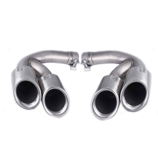 2018 Porsche Cayenne Dual Exhaust Tips Exhaust Muffler